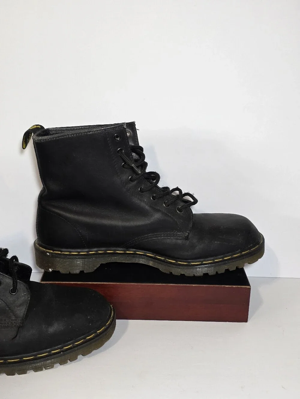Vintage 90s Dr Martens 1460 Made In England Leather Boots Mens 14 UK 13 Lug
